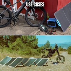10A Waterproof Boost MPPT Solar Charge Controller – Step-Up Charger for 48V Golf Cart Battery, Electric Bike, Skateboard & Surfboard – Supports LiFePO4, Gel, Lead-Acid – IP65 Outdoor Solar Panel Kit