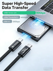 USB-C 80Gbps All-in-One Cable