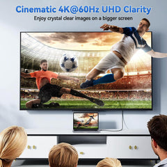 USB-C to HDMI+USB-C Screen Mirroring Cable